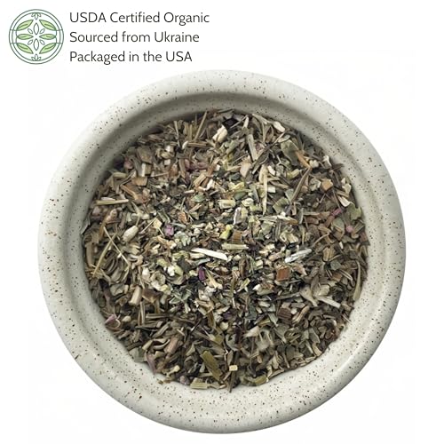 Organic Echinacea Purpurea 4 oz. (113g), USDA Certified Dried Echinacea Tea, Premium Quality Herb, Purple Coneflower, Cut & Sifted