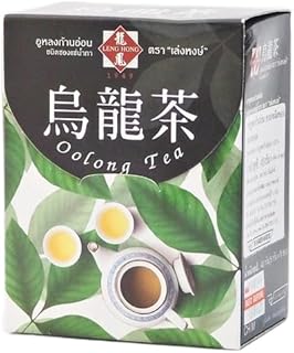 ห้างใบชา Premium Young Stem Oolong Tea Bags for a Smooth & Fragrant Brew (5g x 8 Sachets)