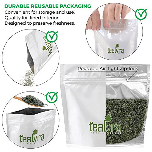 Tealyra - Gyokyro Shizuoka Japanese Green Tea - Finest Hand Picked Loose Leaf Tea - Highest Premium Tea - 200g (7-ounce)