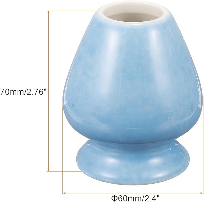 Harfington Ceramic Chasen Stand 70mm Matcha Whisk Holder Teas Set Whisks Stand Traditional Matcha Tea Chasen Holder Tea Set Accessories for Tea