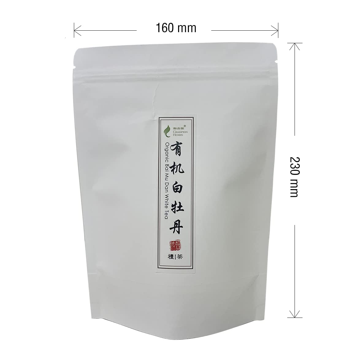 Champion Herbs - Organic Bai Mu Dan (4 Ounces)
