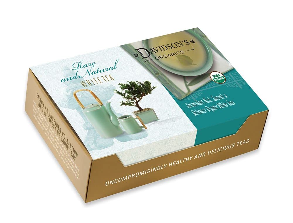Davidson's Organics, White Peony, 100-count Individually Wrapped Tea Bags