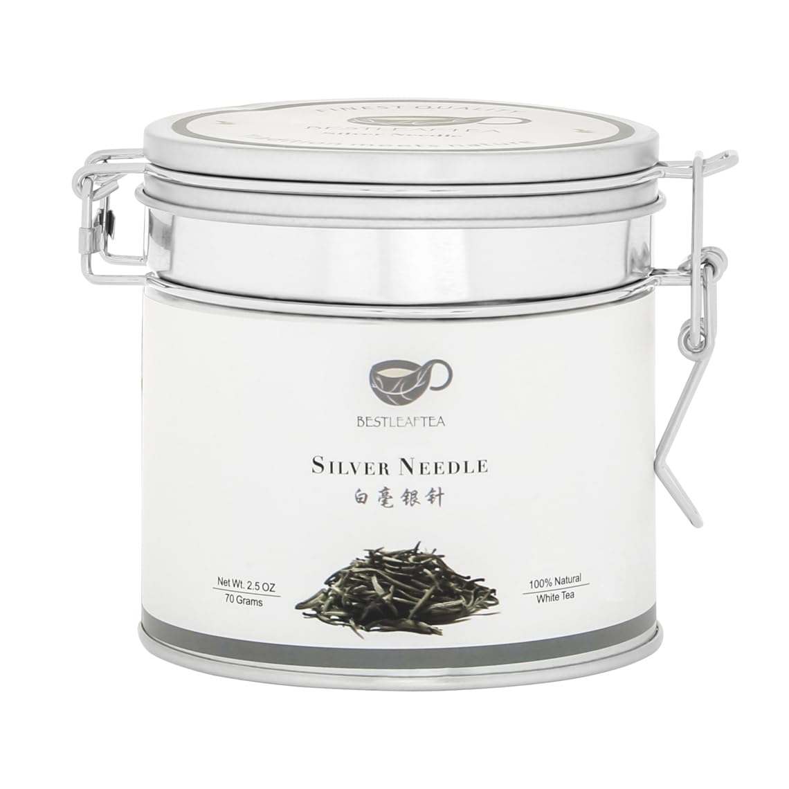 BESTLEAFTEA- Silver Needle White Tea/Bai Hao Yin Zhen/70g/ 2.5Oz