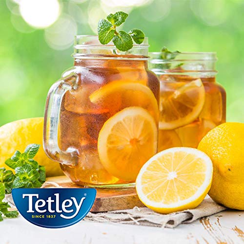 Tetley Black Tea, Decaffeinated Iced Tea Blend, Family Size, 24 Square Tea Bags (Pack of 1)