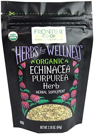 Frontier Co-op Organic Cut and Sifted Echinacea Purpurea Herb 2.26oz