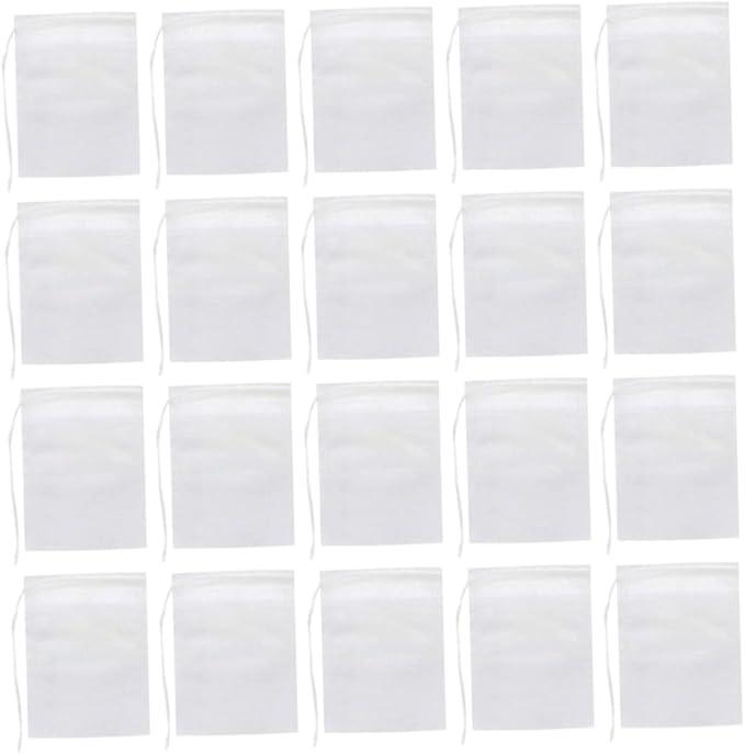 200pcs Tea Filter Bags Disposable Drawstring Seal Filter Tea Bags Infuser