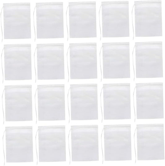 200pcs Tea Filter Bags Disposable Drawstring Seal Filter Tea Bags Infuser