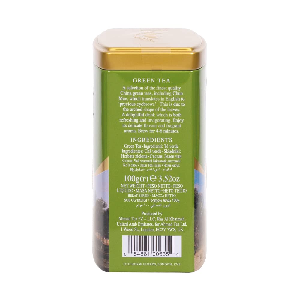 Ahmad Tea Green Tea, 3.5 Ounce Tin