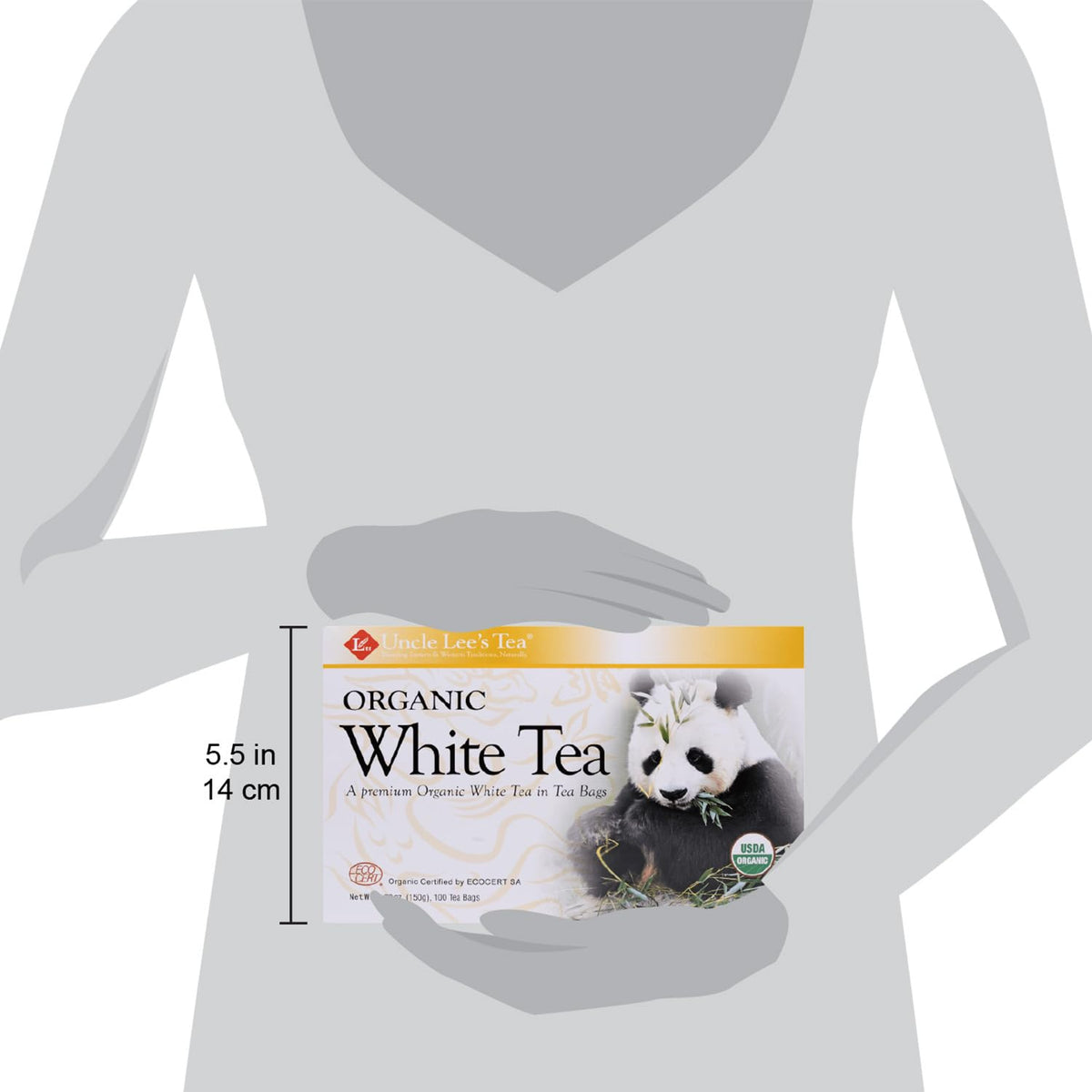 Uncle Lee's Legends of China Organic White Tea 2-Pack, 100 Count Ea