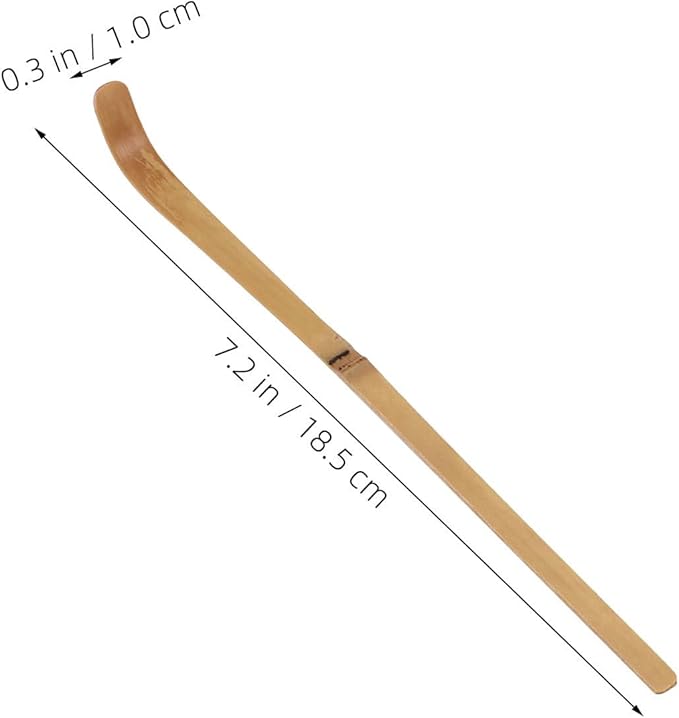 Generic 4pcs Matcha Bamboo Scoop - 7.27'' Traditional Japanese Tea Ceremony Utensil