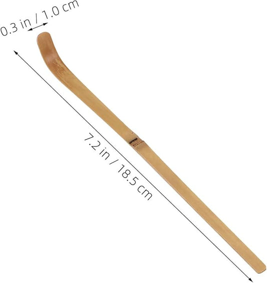 Generic 4pcs Matcha Bamboo Scoop - 7.27'' Traditional Japanese Tea Ceremony Utensil