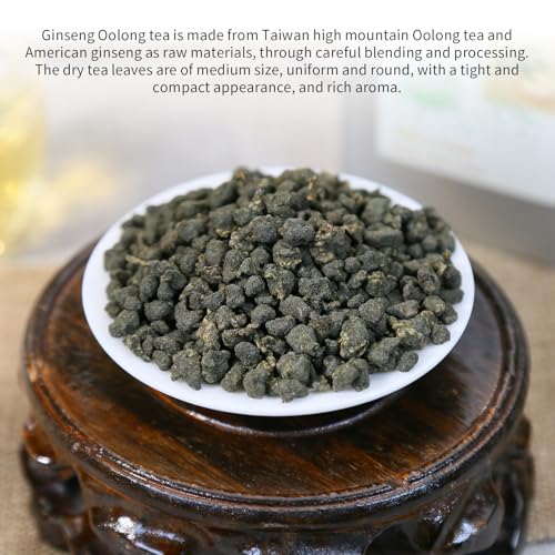 Yuexi Ginseng Oolong Tea Loose Leaf Premium Ginseng Tea Ren Shen Oolong Tea Taiwan Tea High Mountain Oolong Tea Taiwan Natural Sweet Aftertaste 乌龙茶 台湾茶 人参乌龙茶 蘭貴人 150g/5.29oz