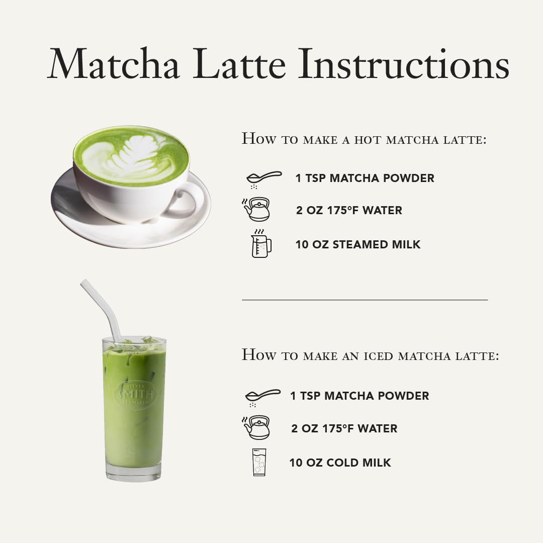 Steven Smith Teamaker Matcha No. 7, Caffeinated, Sugar-Free, Sustainably Grown, Matcha Green Tea Powder, 40 Gram Tin