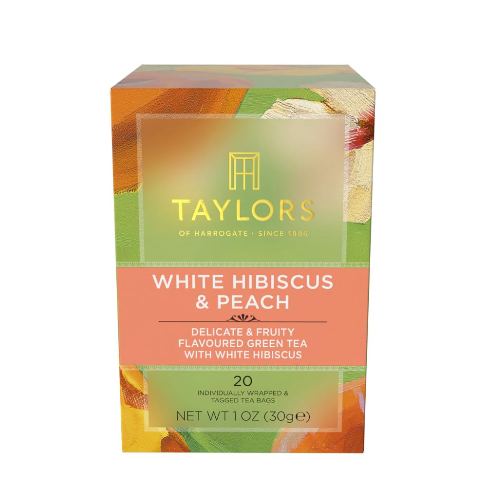 Taylors of Harrogate White Hibiscus & Peach Tea Bags
