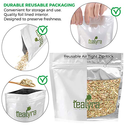 Tealyra - Pure Lemongrass - Loose Leaf Herbal Tea - Wellness Healthy Herb Tea - Caffeine-Free - Wild Grown - 224g (8-ounce)