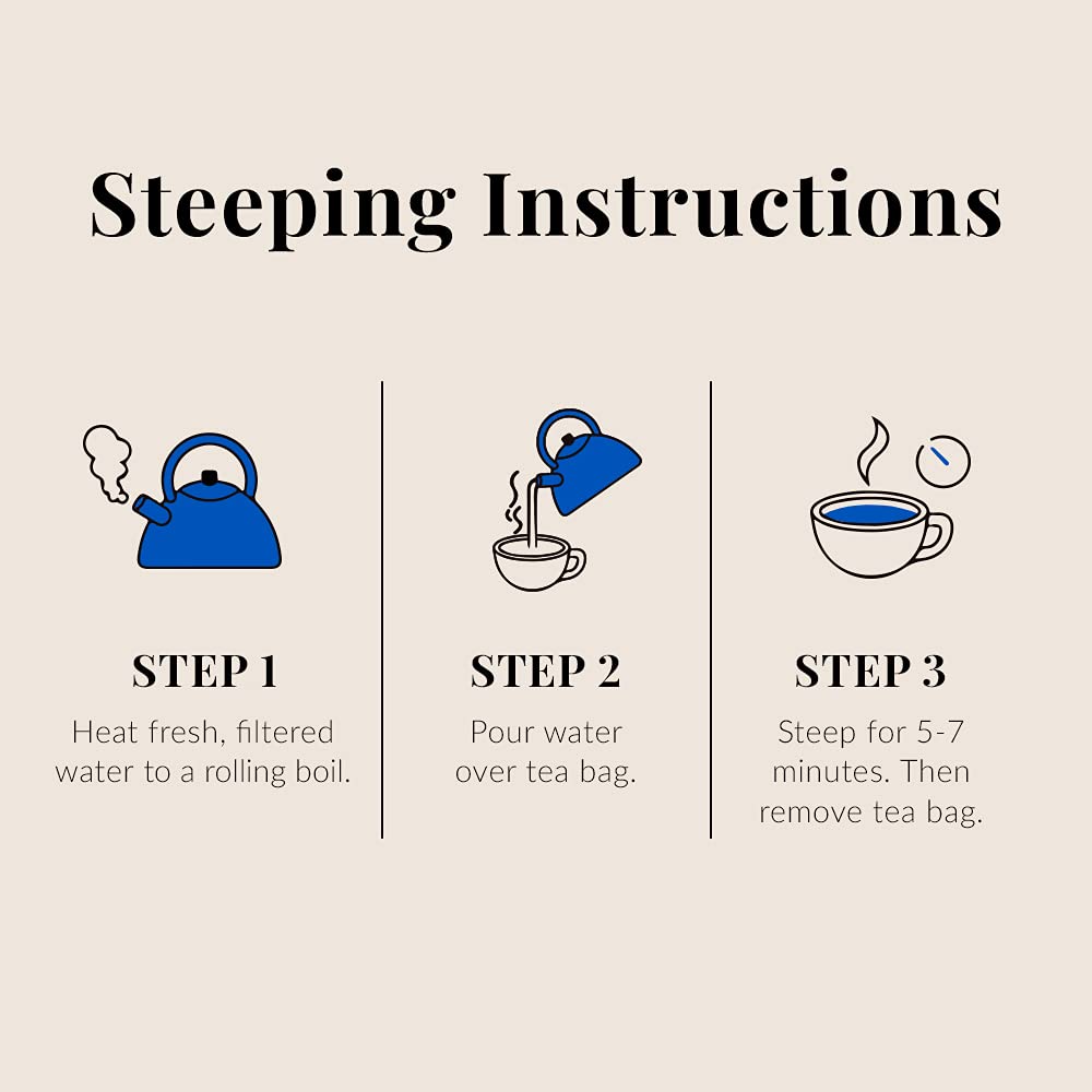 The Republic of Tea Be Well Get Some Zzz's No. 5 Herbal Tea, 36 Count | Caffeine Free. Suitable for day or evening sipping. Mellow and rounded with notes of cool mint and lively citrus.