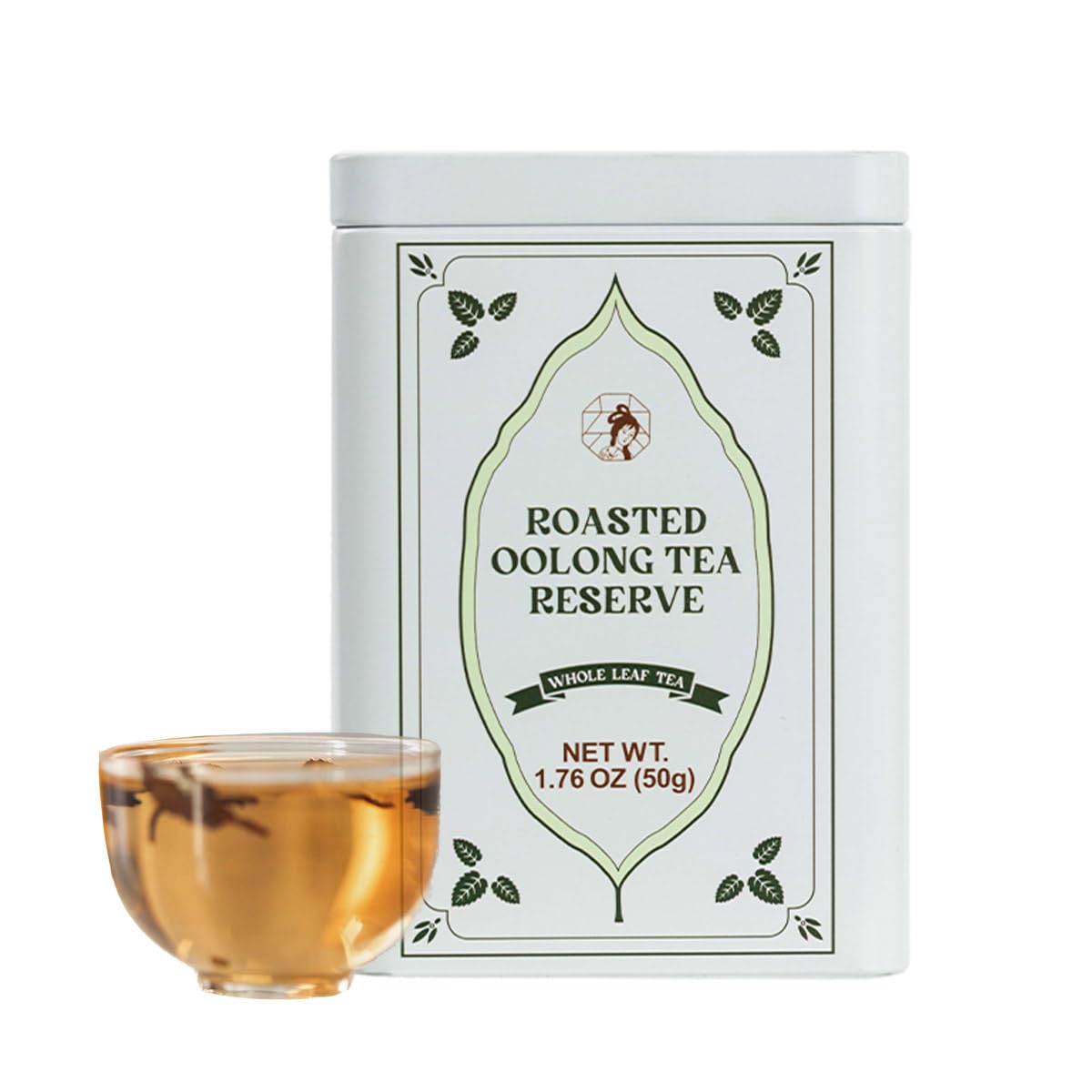 Chayan Oolong Tea Loose Leaf, Premium Roasted Oolong Tea, Authentic Chinese Whole Leaf Tea, Smooth Hot Brew & Refreshing Cold Brew, 1.76 OZ (50g)