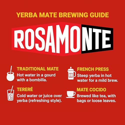 Rosamonte Traditional Yerba Mate Con Palo (With Stems) 1kg (2.2lbs)