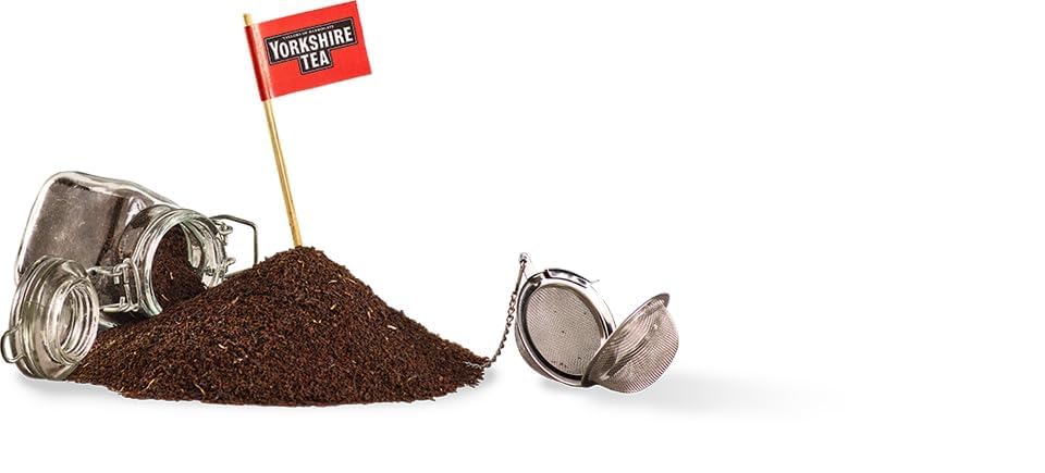 Yorkshire Tea, Red, Black Tea, Loose Leaf, 8.8 Ounces, Refreshing, Satisfying, and Strong, Classic British Breakfast Blend, Caffeinated, Enjoy Hot or Iced