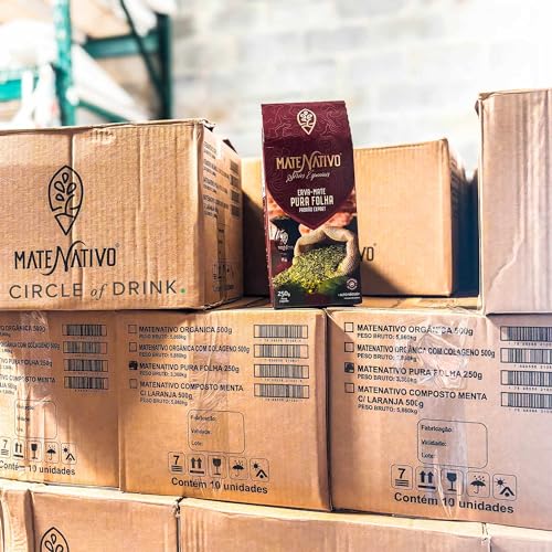 Circle of Drink - Mate Nativo - Special Series - Brazilian Pure Leaf Erva Mate Tea - Robust and Complex Yerba Mate - 250g (1 PACK)