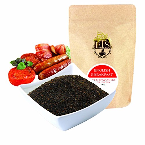 English Tea Store English Breakfast Blend No. 1 Tea - 16oz | Strong Full-Bodied Black Tea | Fine Cut Loose Leaf | Rich Malty Flavor from Assam and Kenya | Fast Brewing Infusion