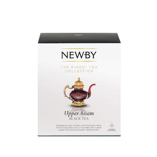 Upper Assam Black Tea – 15 Pyramid Infusers – Bold & Malty Indian Tea by Newby Teas