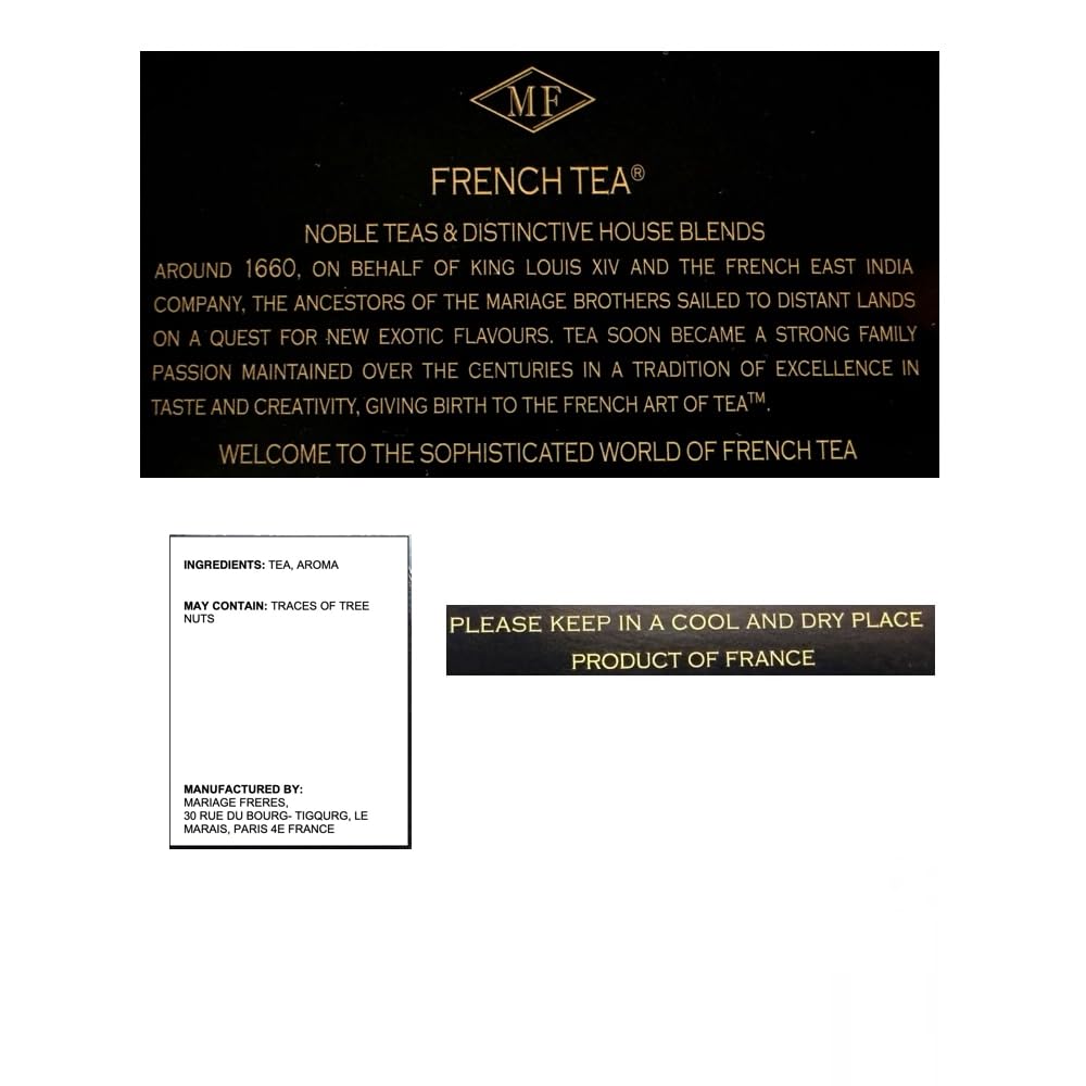 Mariage Frères Mariage Freres, Marco Polo Black Tea 100g 3.5oz Loose Tea (1 Pack)