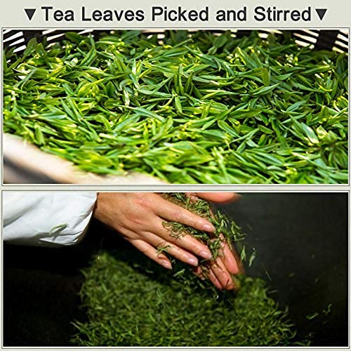 Dragonwell Longjing Tea(Ming Qian),Fresh West Lake Dragon Well Green Tea Leaf,Picked Before Qingming,1.8oz./50g of Top Class,明前龙井