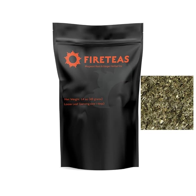 Fire Teas Mugwort Ginger Herbal Tea