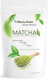 Matcha Green Tea Powder - Starter Green Tea Culinary Grade Matcha - Made by Matcha Outlet - (12oz)