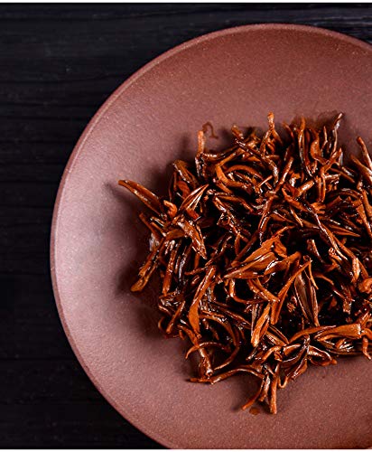 Tenfu's New Supreme Organic Jin Jun Mei Jinjunmei Golden Eyebrow Wuyi Black Tea 220g(7.76oz) 天福茗茶 特级武夷山桐木关紅茶金骏眉礼盒