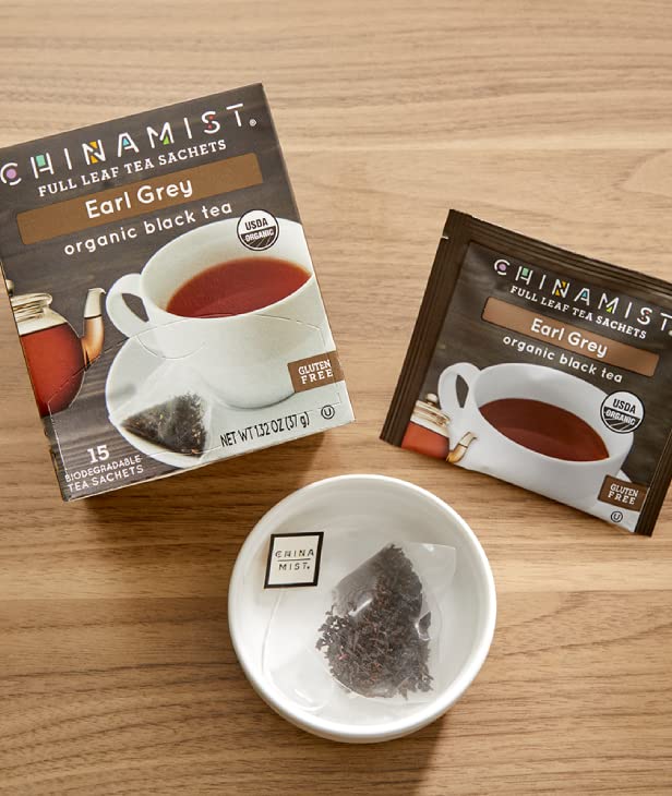 China Mist Organic Black Tea, Earl Grey (1 box)