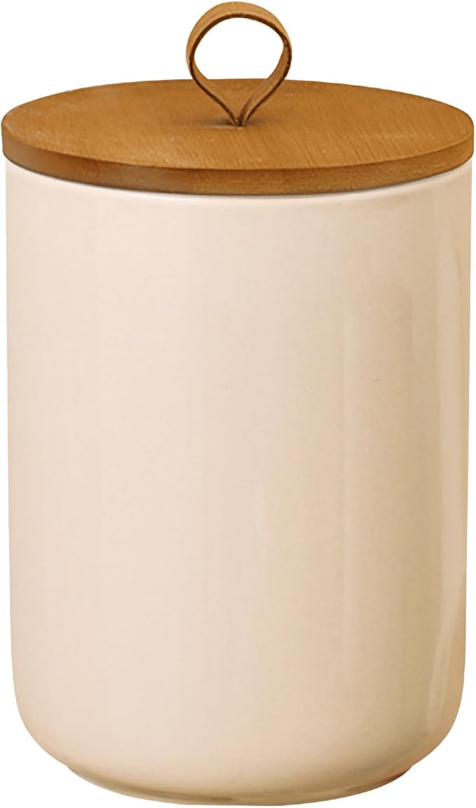 Large Ceramic Storage Jars, Modern Elegant Highly Polished Airtight Gorgeous Storage Canisters with 