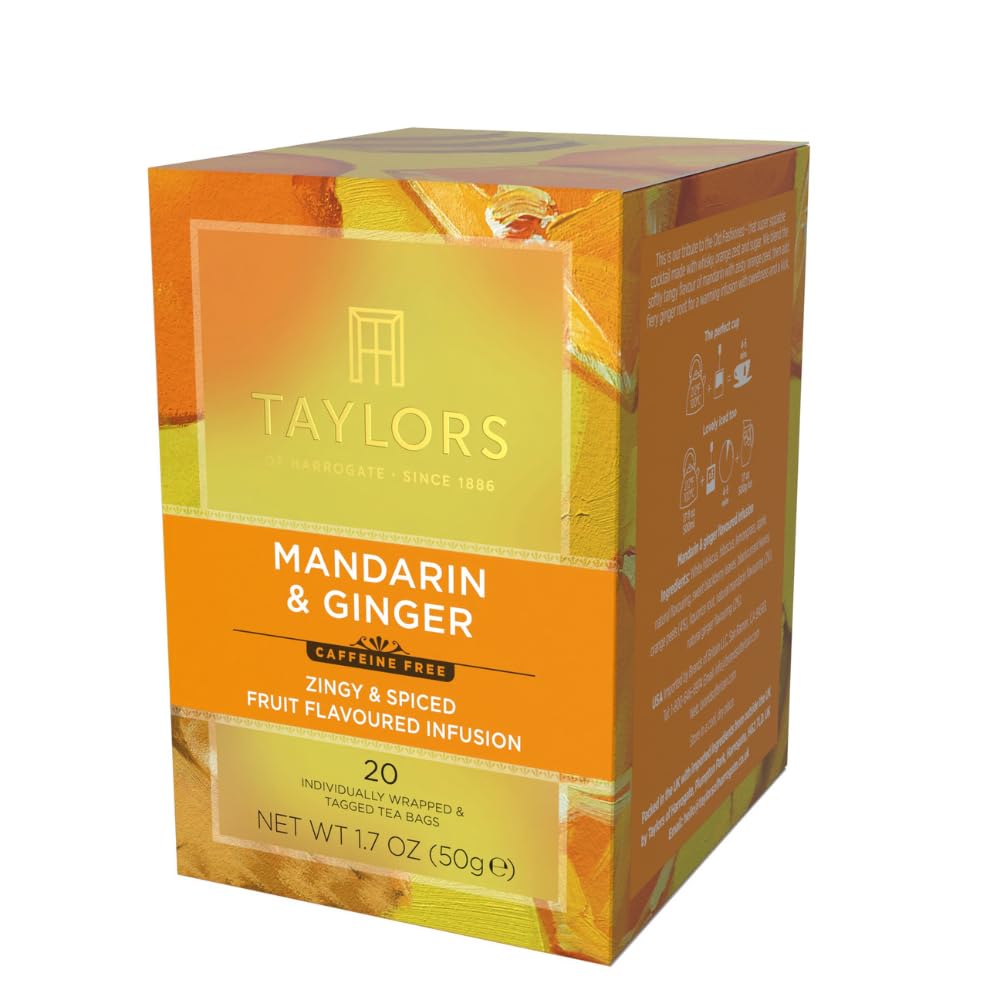 Taylors of Harrogate Mandarin & Ginger Herbal Tea