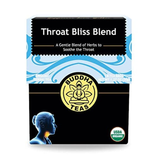 Buddha Teas Organic Throat Bliss Blend - Herbal Tea