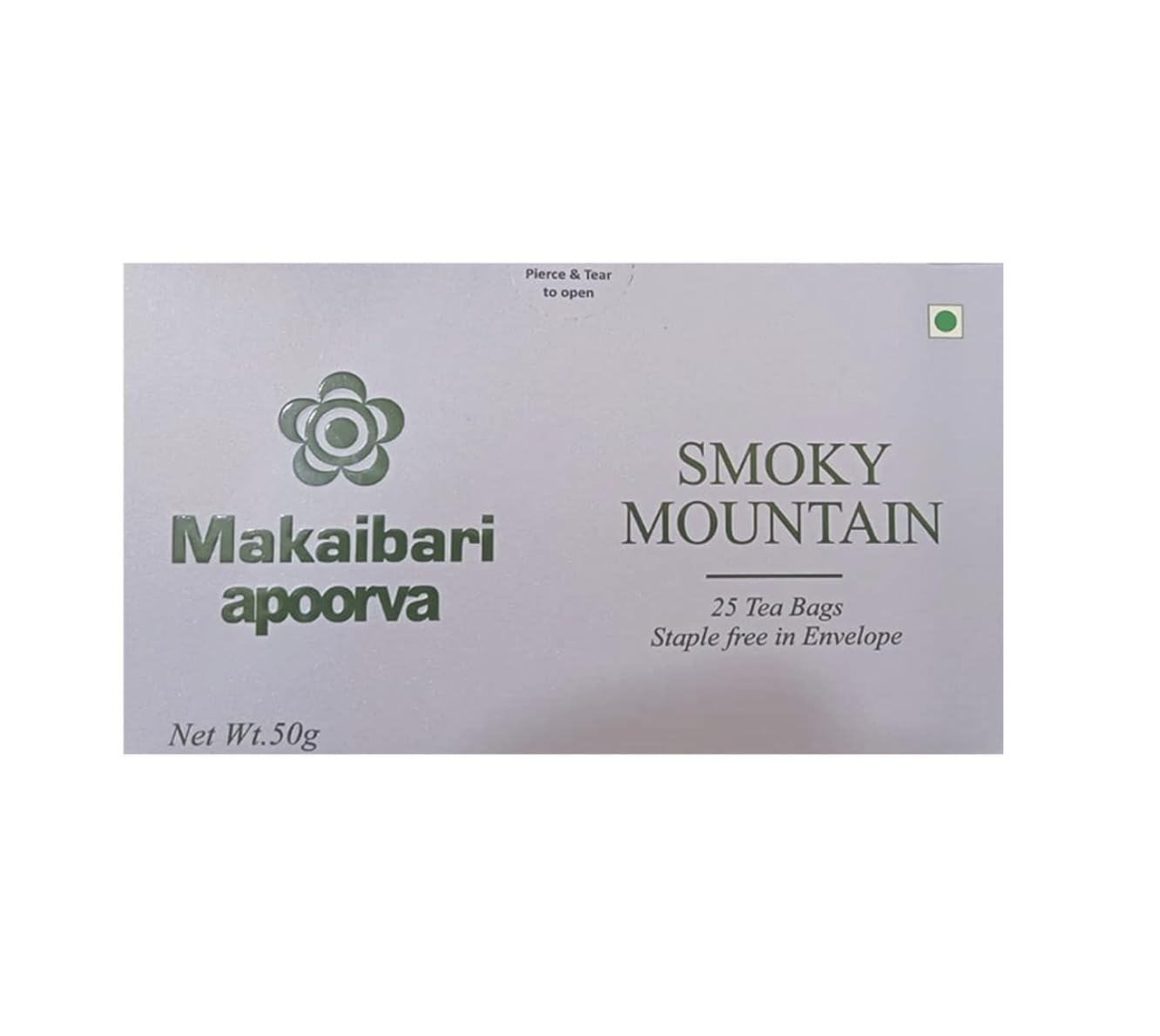 Makaibari Smoky Mountain Roasted Darjeeling Tea 25 Teabags (50 g) Roastes Black Tea