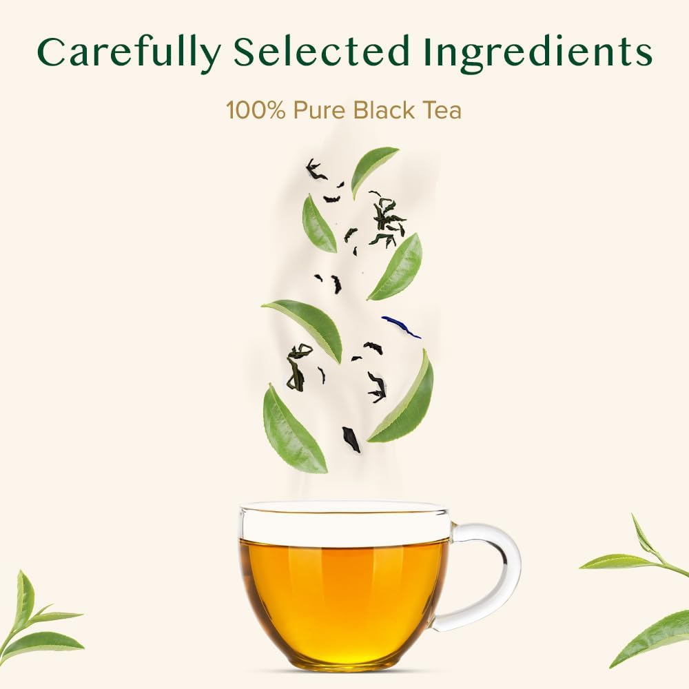 VAHDAM, First Flush Darjeeling Tea - 170+ Cups (340g/12oz) Loose Leaf Black Tea - Flowery, Aromatic & Delicious | Mellow & Fragrant | Vacuum Sealed Pack