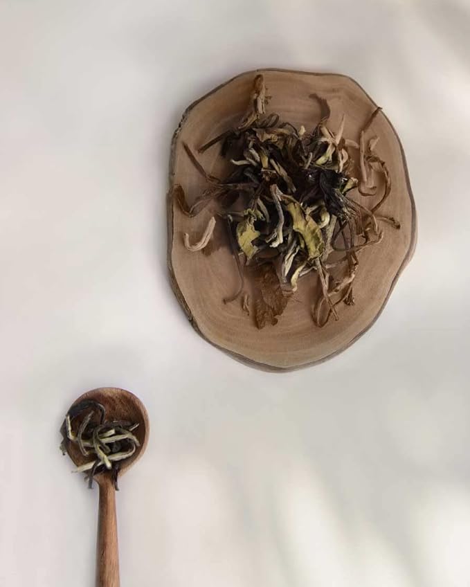 Makaibari Tea Treasures-Makaibari Silver Tips Imperial, Organic Oolong Handmade Whole Leaf Tea, 50 Grams