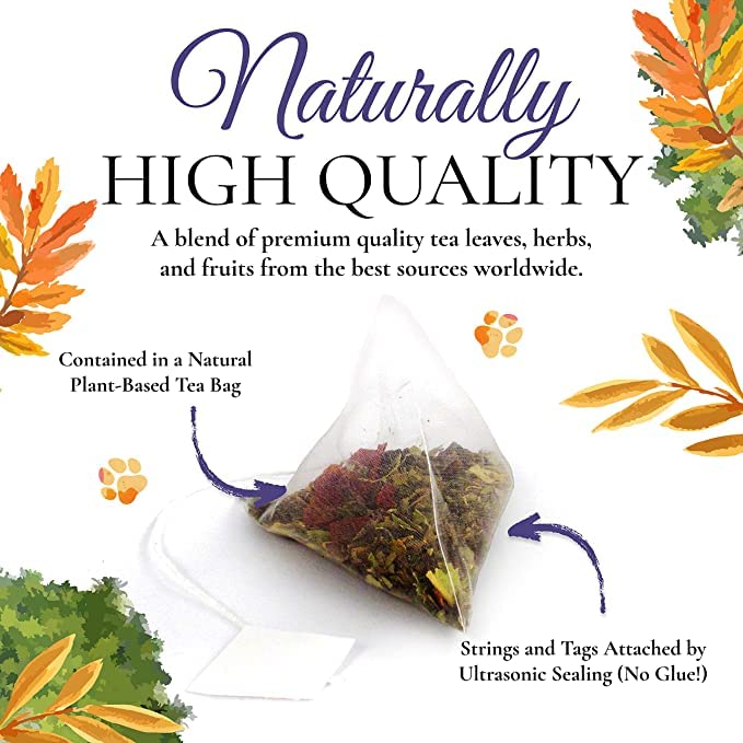 Sweet Dreams Lavender Chamomile Tea for Kids by La Tea Dah, Children's Sleepy Tea Bags with Chamomile Flowers, Lavender, Mint, & Lemongrass, Tea Party Supplies, Slumber Land (12 Decaf Tea Bags)