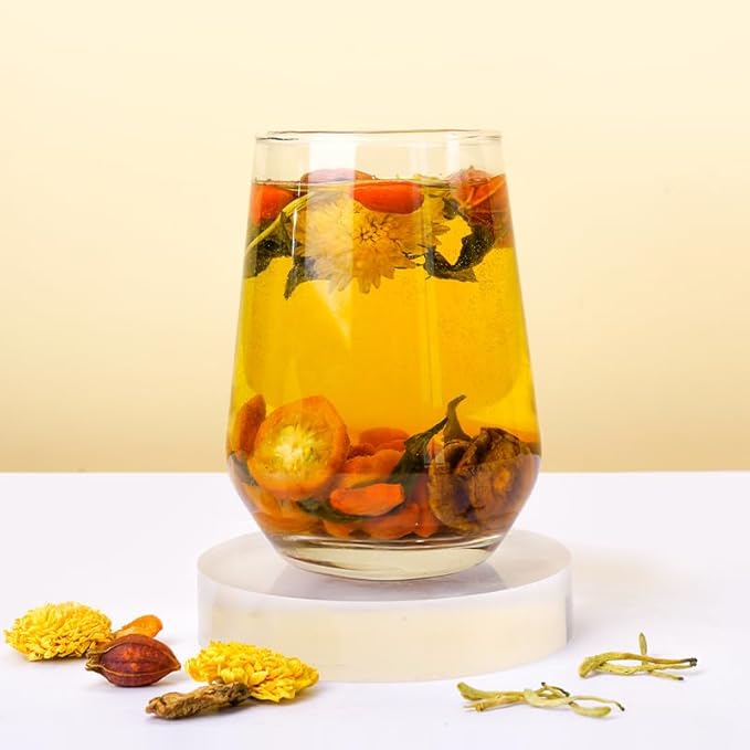 Baozem Herbal Tea with 18 Herbs, Natural Formulation, Natural Sugar-Free Blend, Vegan & Caffeine-Free, 30 tea Bags (1)