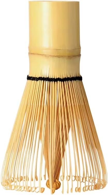 100 Prong Bamboo Matcha Whisk, Traditional Chasen for Smooth and Frothy Matcha Tea, Handcrafted Bamboo Matcha Tool