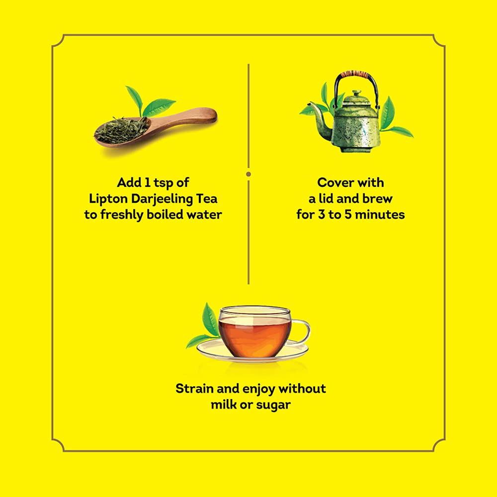 Lipton Darjeeling Tea | 250g (8.82 Ounce) | Pack of 1