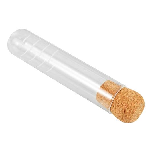Kichouse Perforated Glass Tea Infuser Test Tube Shape Tea Strainer for Easy Brewing for Home Tearooms Restaurants Offices Compact Portable Design
