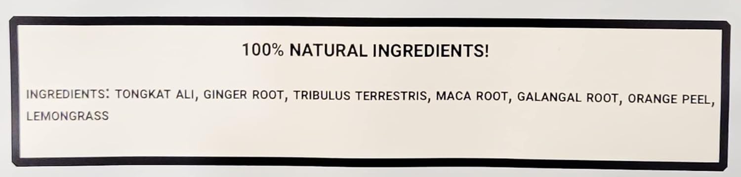 Test-Tea | Testosterone Boosting Herbal Tea for Men | Ginger and Lemongrass Flavor | 20 Pack Bag | with Tongkat Ali, Tribulus Terrestris and Maca Root by Performance Enhancing Teas