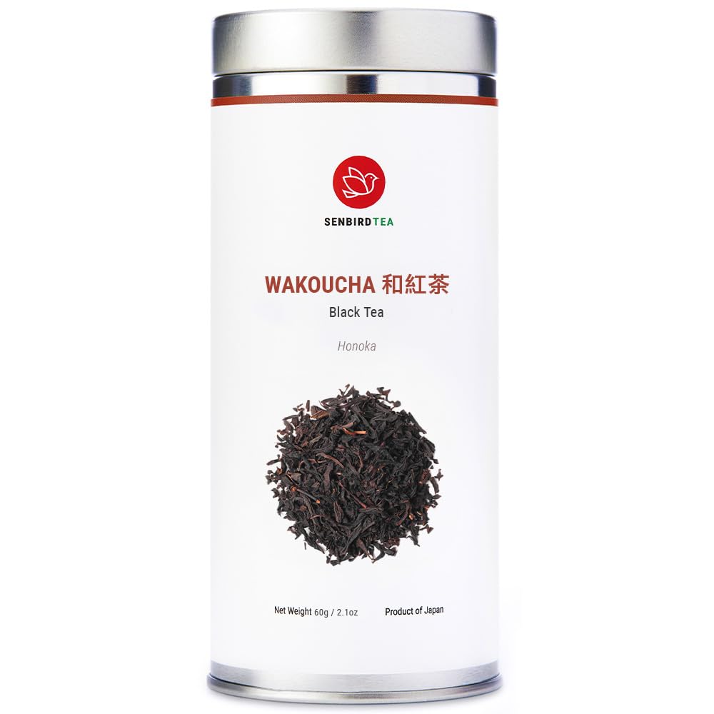 Senbird Japanese Black Loose Leaf Tea - Wakoucha Honoka (2.12oz/60g)