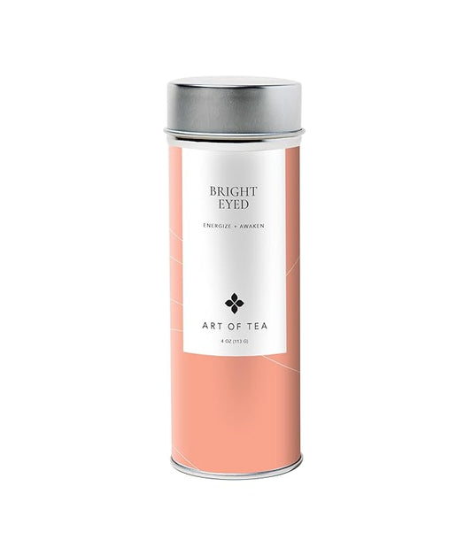 Art of Tea, Bright Eyed 4oz - Caffeine Free Turmeric Ginger Tea, Wellness Loose Leaf Artisan Tea
