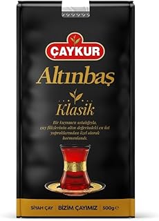ÇAYKUR Altınbaş Golden Tips, Premium Gourmet Black Tea, Loose Leaf, Strong Tea Buds, Rich Aroma 500g / 17.6 Oz