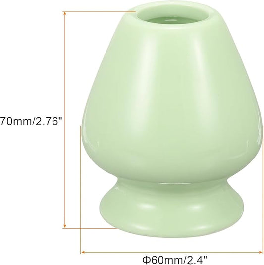 Harfington Ceramic Chasen Stand 70mm Matcha Whisk Holder Teas Set Whisks Stand Traditional Matcha Tea Chasen Holder Tea Set Accessories for Tea