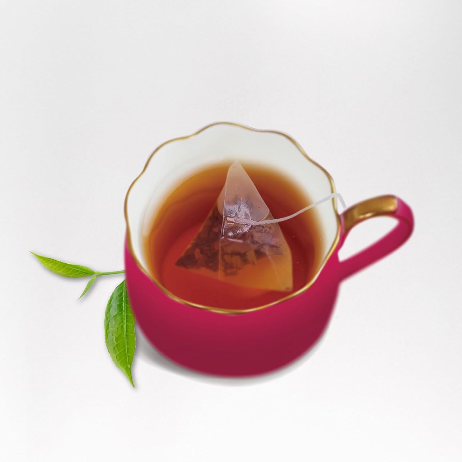 TAIWAN CHA REN Award Winning - Taiwan Sun Moon Lake Ruby Black Tea,Pyramid Tea Bag 5.3oz, 2.5g x 15 bags x 4 box