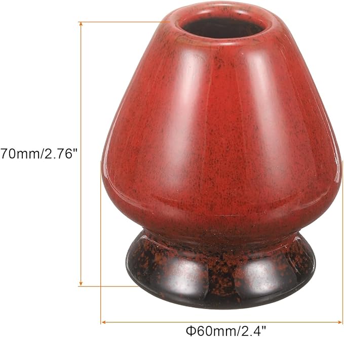 Harfington Ceramic Chasen Stand 70mm Matcha Whisk Holder Teas Set Whisks Stand Traditional Matcha Tea Chasen Holder Tea Set Accessories for Tea
